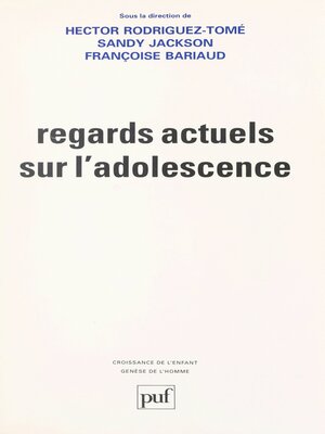 cover image of Regards actuels sur l'adolescence